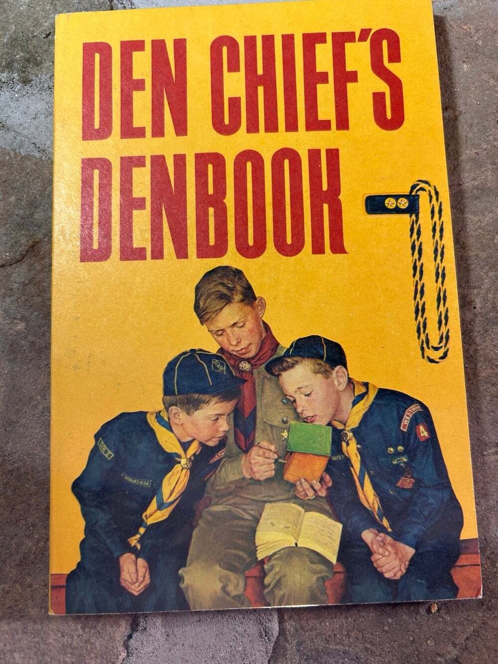 Vintage 1973 Den Chief’s Den Book from the Boy Scouts of America